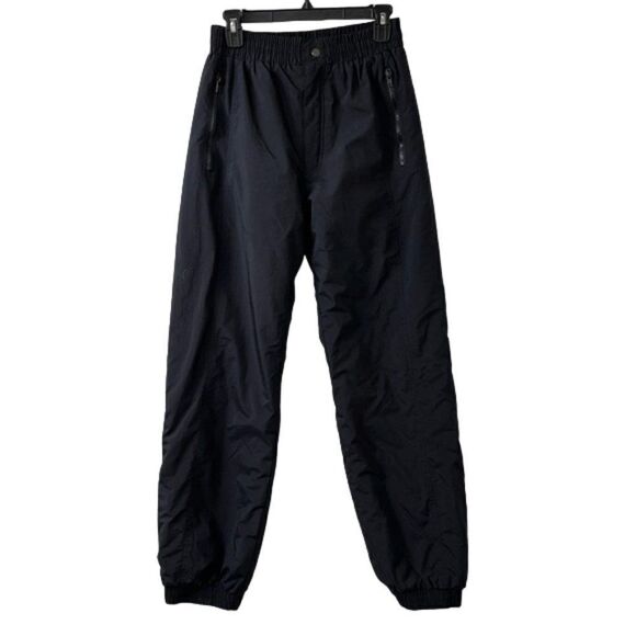 SKI GEAR Black Insulated Waterproof Snow Pants Men's Medium - Picture 1 of 9